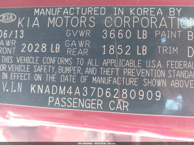 2013 KIA RIO LX photo 9
