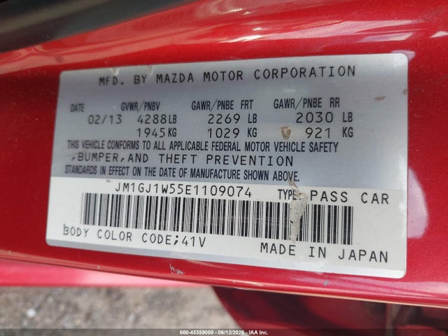 2014 Mazda MAZDA6 I GRAND TOURING 照片 9