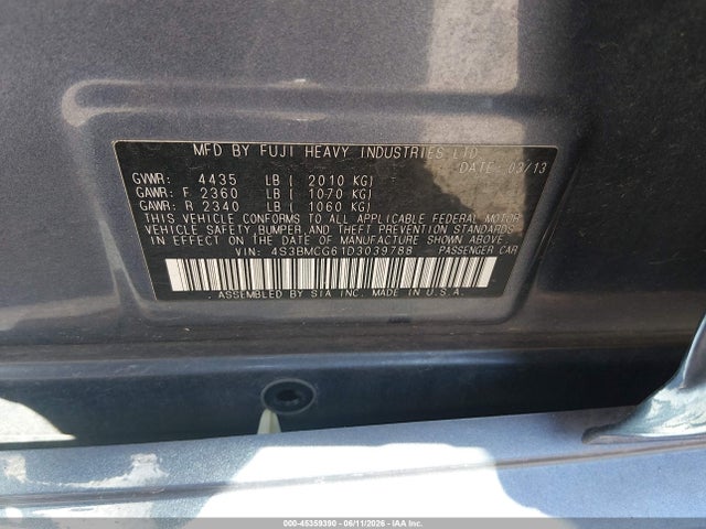 صورة 9 لـ 2013 Subaru LEGACY 2.5I PREMIUM