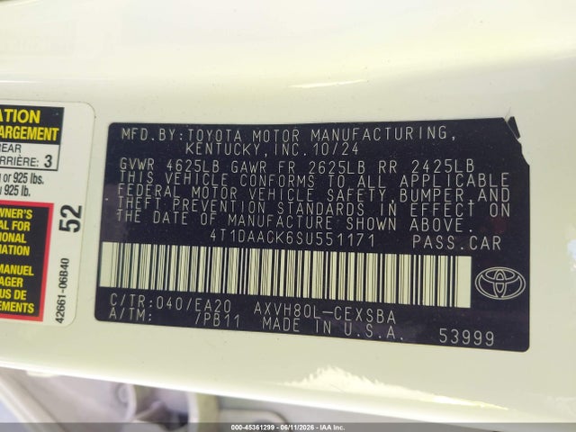2025 Toyota CAMRY SE photo 9