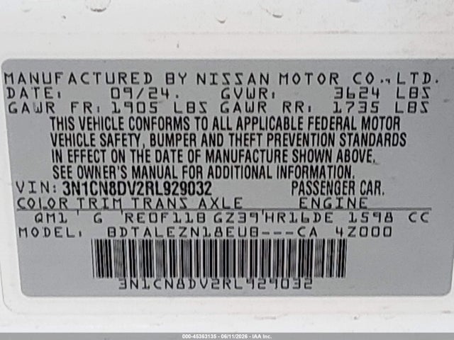 2024 Nissan VERSA 1.6 S 照片 9