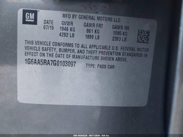 2016 Cadillac ATS STANDARD 照片 9
