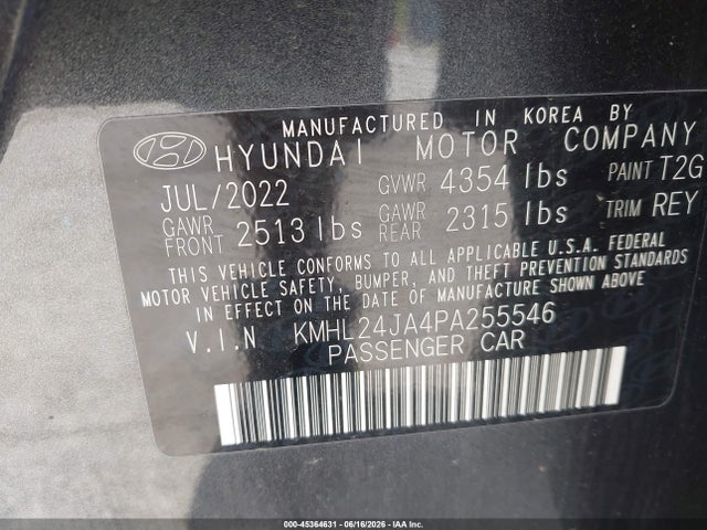 صورة 9 لـ 2023 Hyundai SONATA SE
