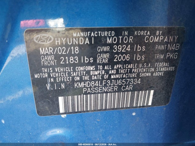 2018 Hyundai ELANTRA SEL 照片 9