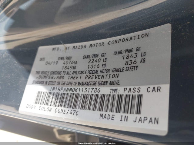 2019 Mazda MAZDA3 PREMIUM PACKAGE 照片 9