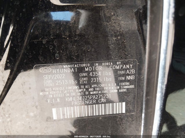 2023 HYUNDAI SONATA LIMITED 9