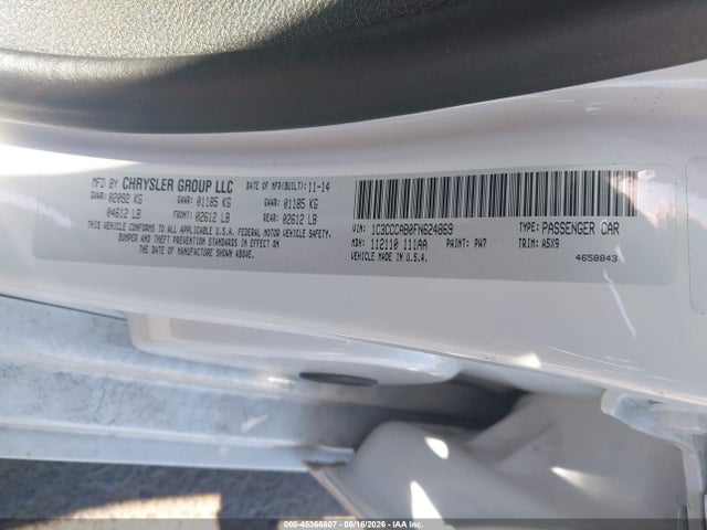 2015 Chrysler 200 LIMITED — фото 9