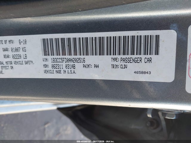 2010 Dodge AVENGER R/T 照片 9