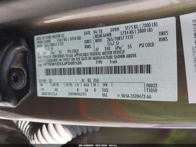 2018 FORD F-150 XL 照片 9