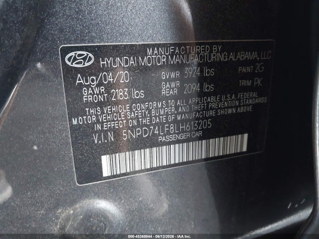 صورة 9 لـ 2020 Hyundai ELANTRA SE