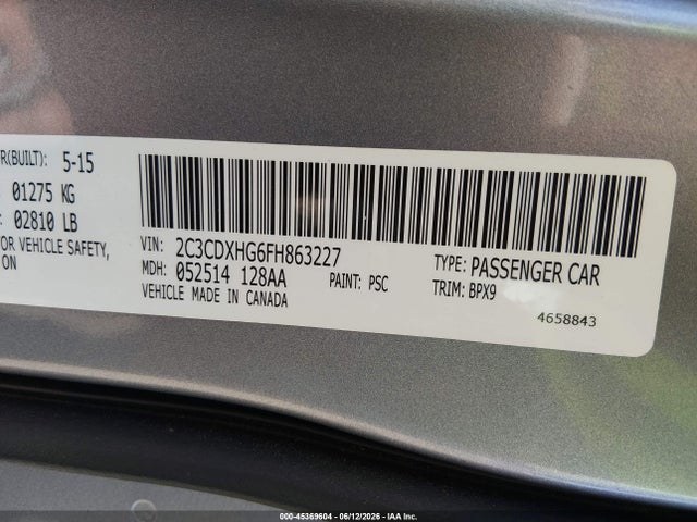 صورة 9 لـ 2015 Dodge CHARGER SXT
