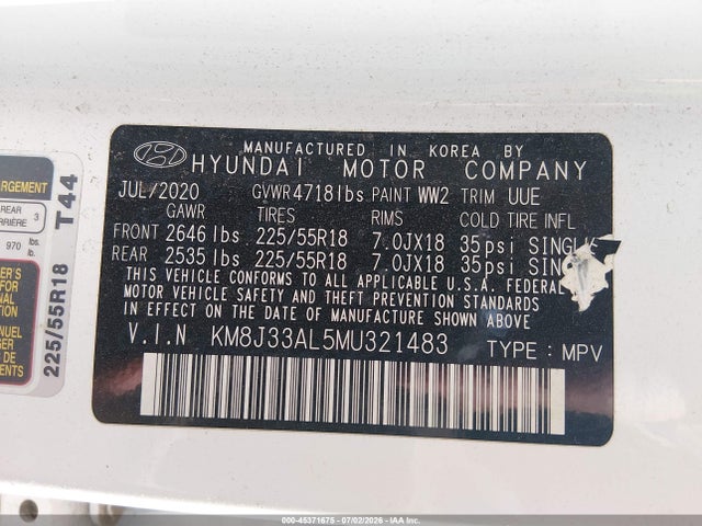 2021 HYUNDAI TUCSON SEL 9