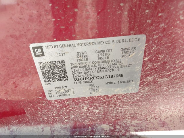 2018 Chevrolet SILVERADO 1500 2LT — фото 9