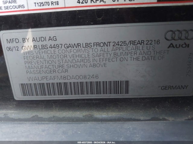صورة 9 لـ 2013 AUDI A3 2.0T PREMIUM