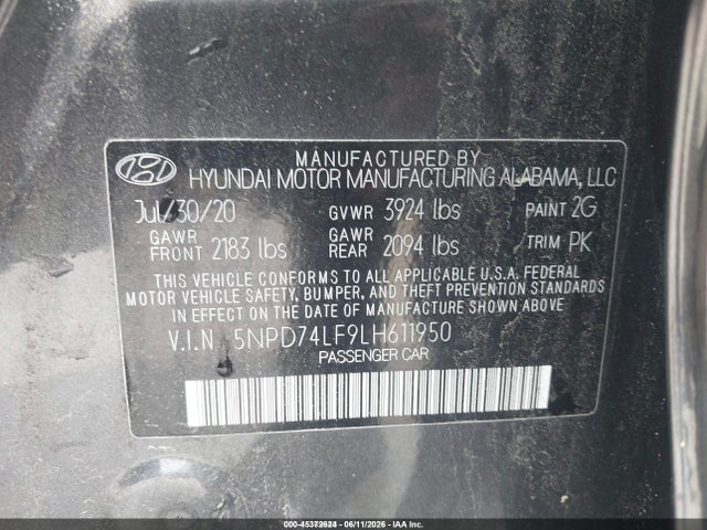 2020 Hyundai ELANTRA SE photo 9