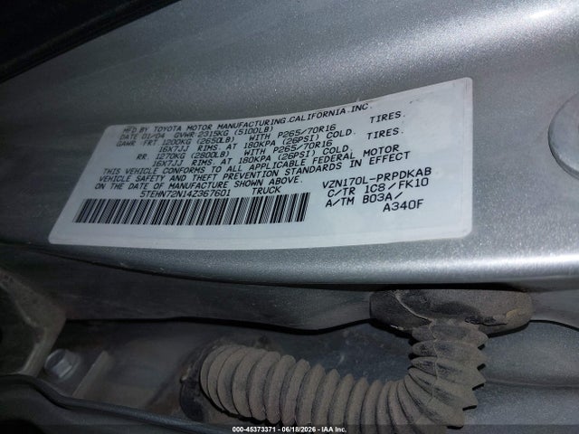 2004 Toyota TACOMA BASE V6 照片 9
