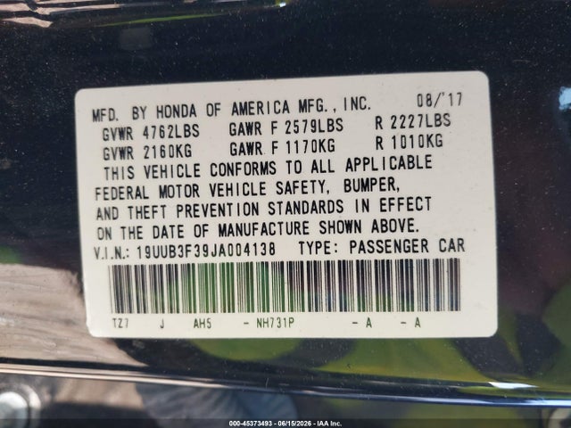 2018 Acura TLX 照片 9