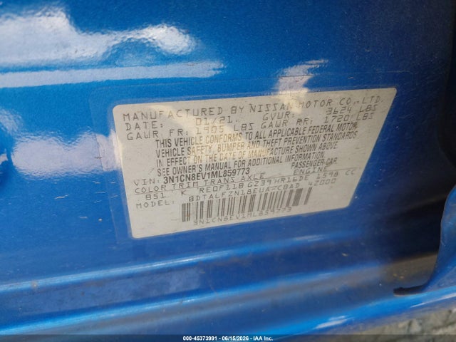 صورة 9 لـ 2021 Nissan VERSA SV XTRONIC CVT