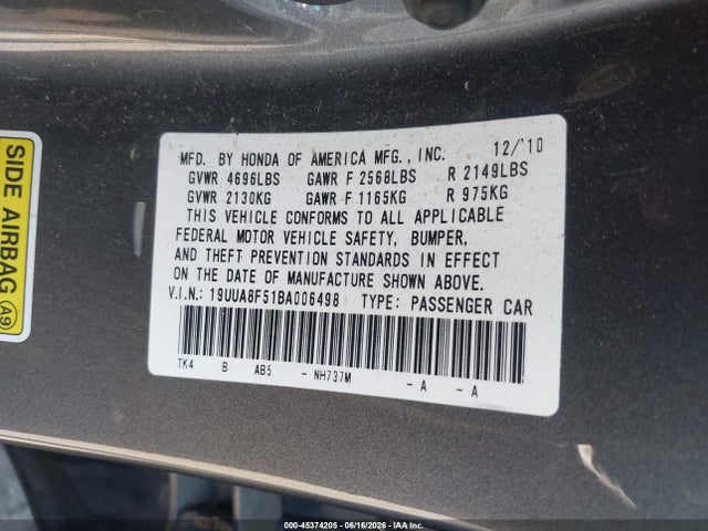 2011 Acura TL 3.5 photo 9