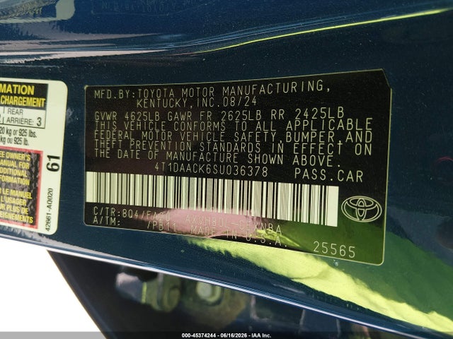 2025 Toyota CAMRY LE photo 9