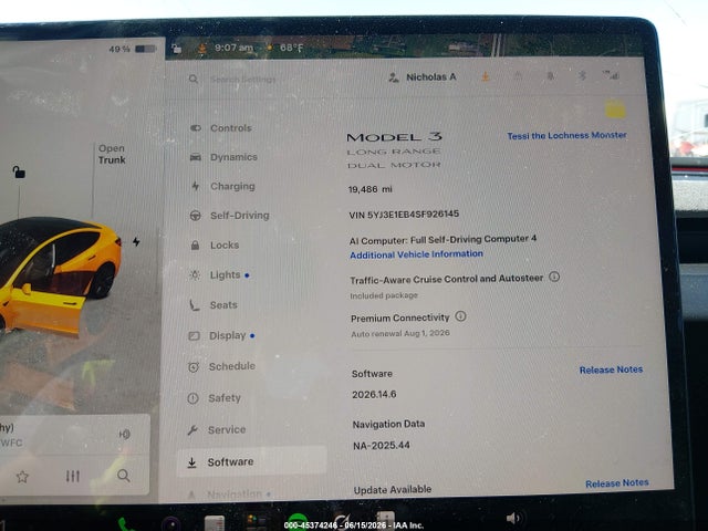 2025 Tesla MODEL 3 LONG RANGE ALL-WHEEL DRIVE — фото 7