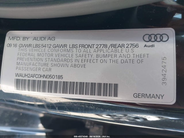 2017 AUDI A6 PRESTIGE 缩略图 9
