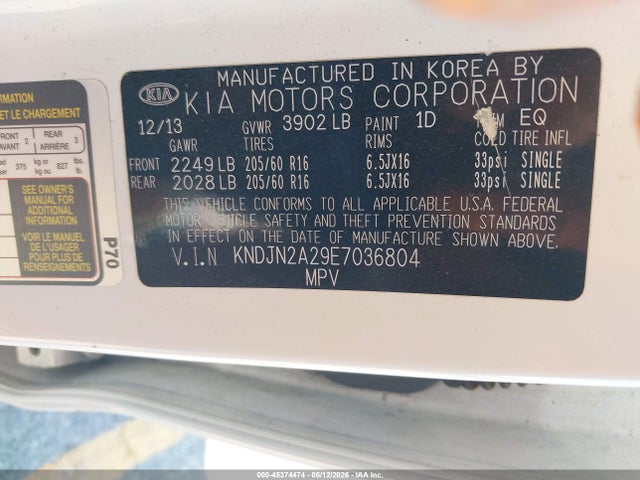 2014 KIA SOUL 照片 9