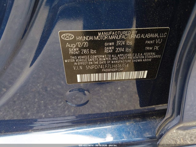 صورة 9 لـ 2020 Hyundai ELANTRA SE