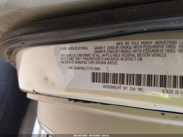صورة 9 لـ 2005 Subaru OUTBACK 2.5I LIMITED