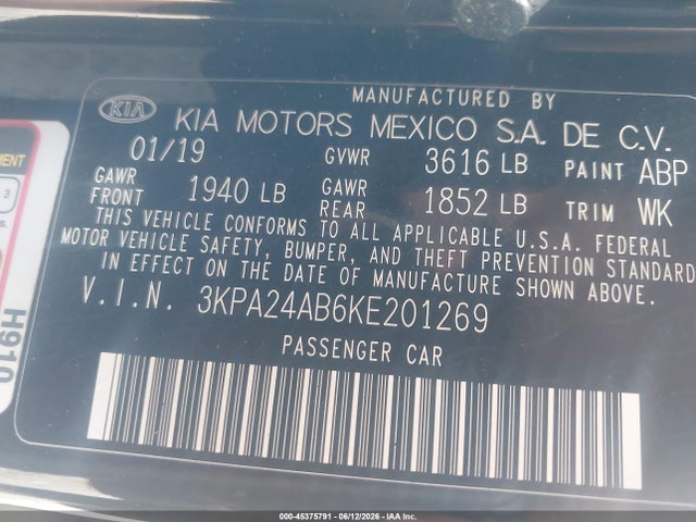صورة مصغرة 9 لـ 2019 KIA RIO S