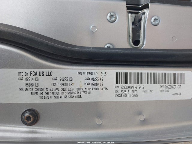 2015 Chrysler 300 LIMITED 照片 9