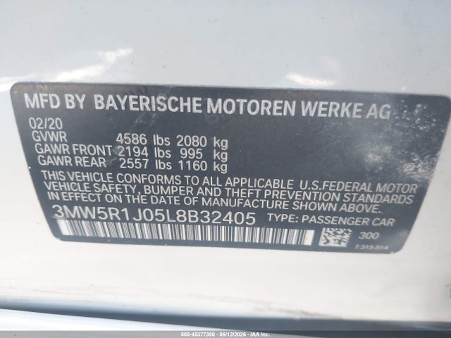 2020 BMW 330I 照片 9