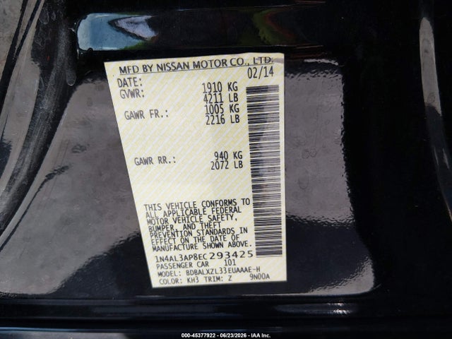 صورة 9 لـ 2014 Nissan ALTIMA 2.5 SL