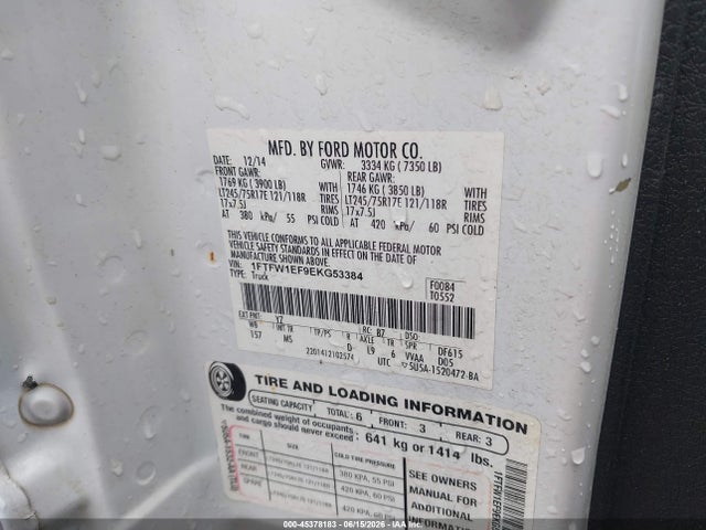 2014 FORD F-150 XLT 照片 9