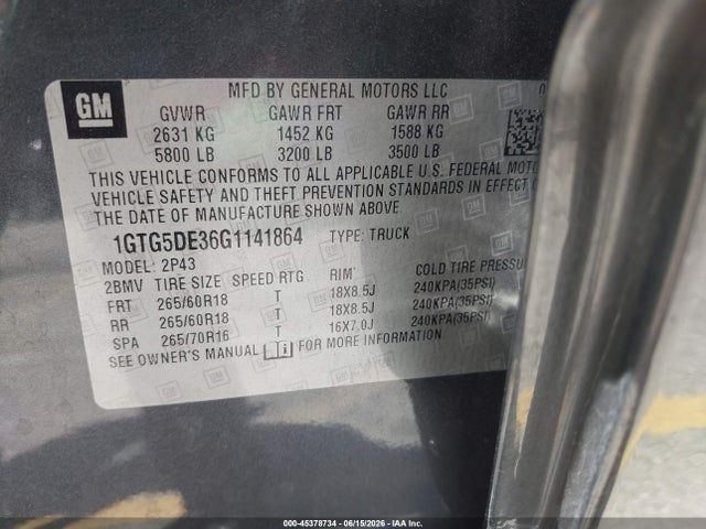 صورة 9 لـ 2016 GMC CANYON SLT