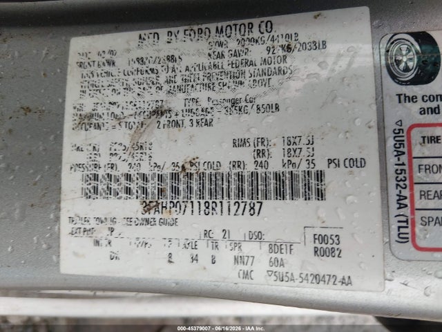 2008 FORD FUSION SE photo 9