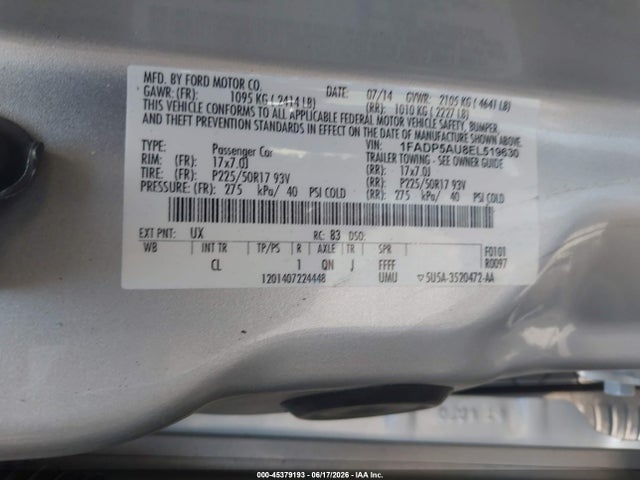2014 FORD C-MAX HYBRID SE photo 9