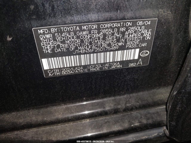 2005 Lexus LS 430 photo 9