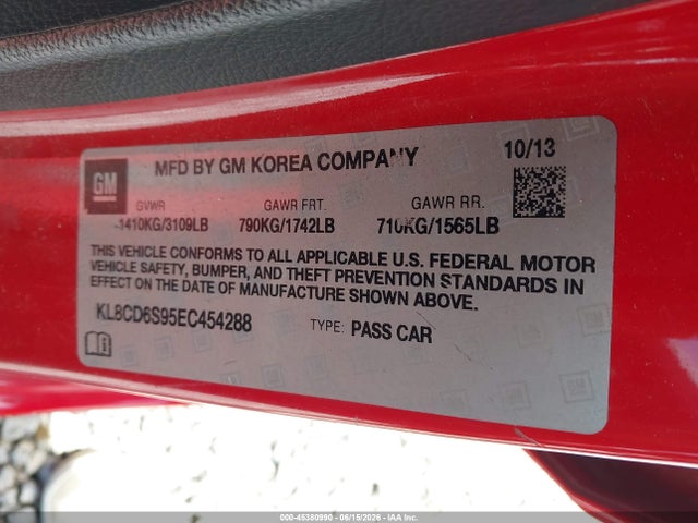 2014 Chevrolet SPARK 1LT AUTO 照片 9