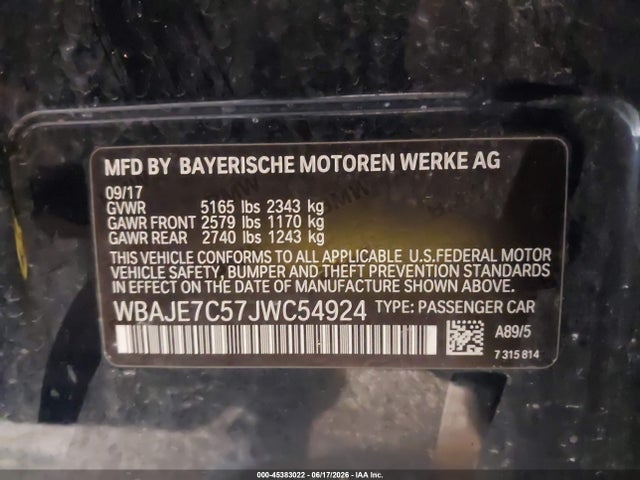 صورة 9 لـ 2018 BMW 540I XDRIVE