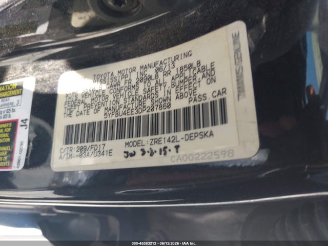 صورة 9 لـ 2013 Toyota COROLLA S