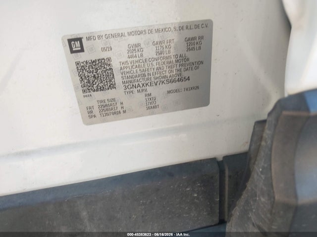 2019 CHEVROLET EQUINOX LT 9