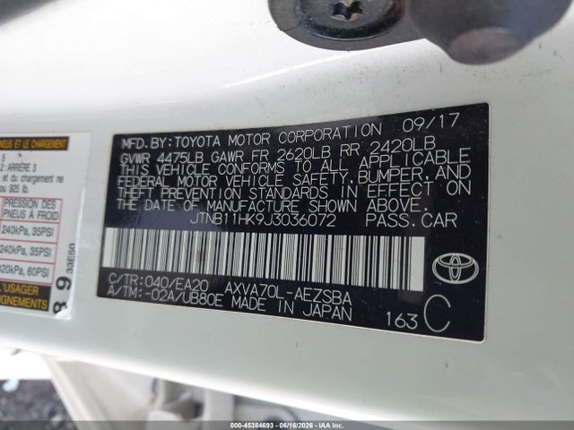 2018 Toyota CAMRY SE photo 9