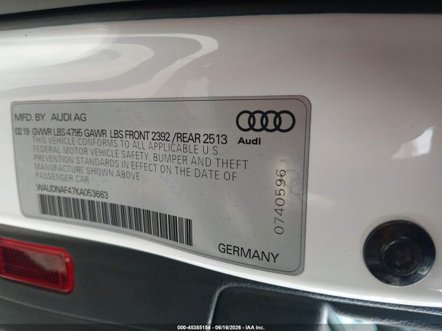 صورة 9 لـ 2019 AUDI A4 45 PREMIUM