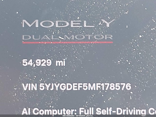 2021 TESLA MODEL Y PERFORMANCE DUAL MOTOR ALL-WHEEL DRIVE 14