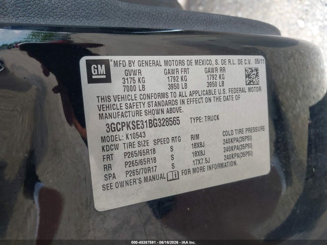 2011 Chevrolet SILVERADO 1500 LT 照片 9