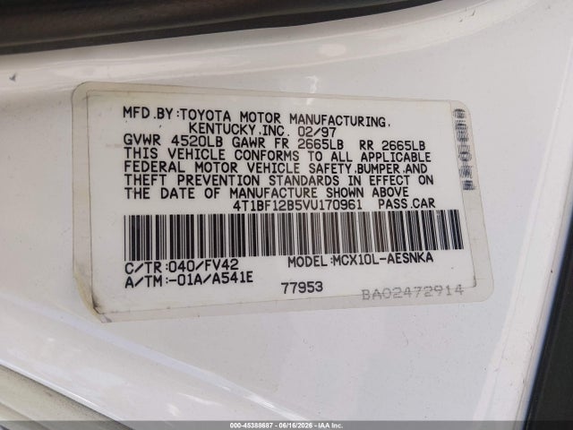 1997 Toyota AVALON XL photo 9