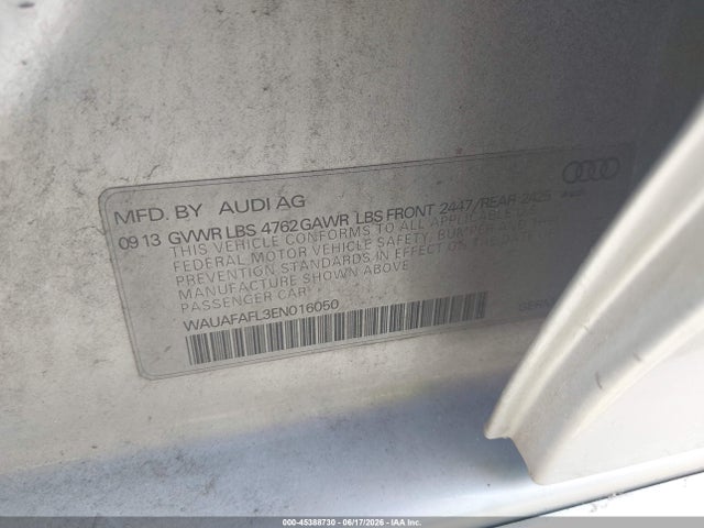 2014 AUDI A4 2.0T PREMIUM — фото 9