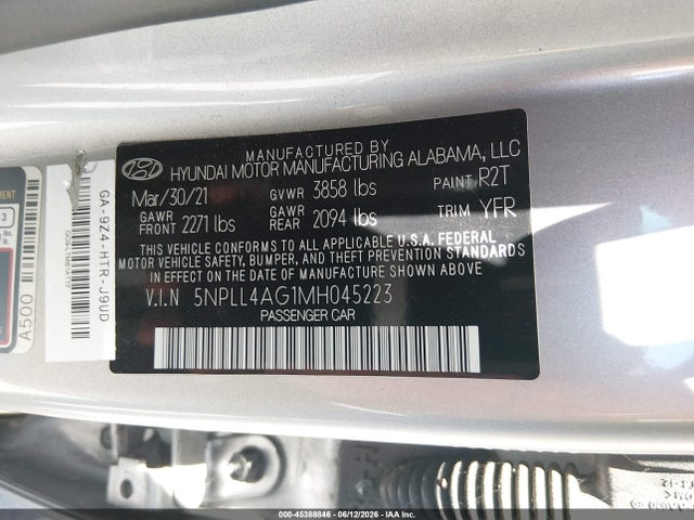 2021 Hyundai ELANTRA SE photo 9