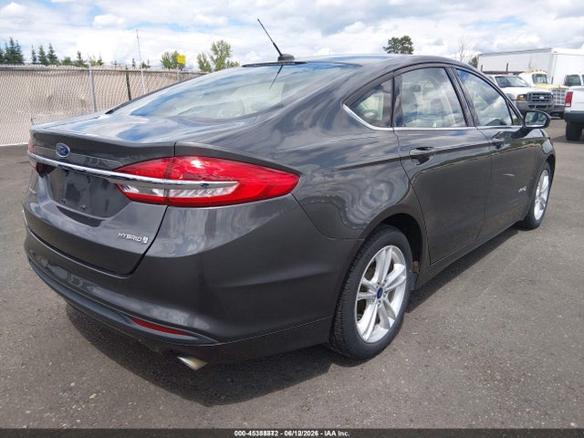 2018 FORD FUSION HYBRID S — фото 4